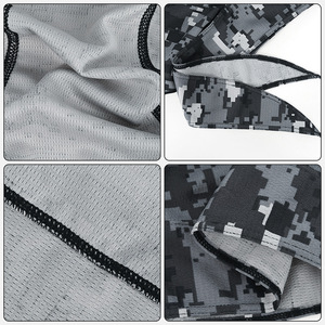 Ad asciugatura rapida ciclismo sport da uomo maglia traspirante casco mimetico teschio onda pirata cappellino uomo Durag Bandana - Product Image 3