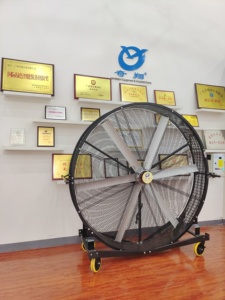 Tragbarer Industrieller Elektrischer Standventilator Große Größe Fabrik-Standventilator Verstellbare Flügel Edelstahl OEM/ODM - Product Image 6