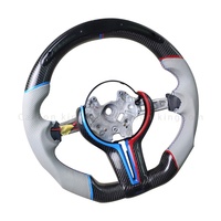Volant Led en fibre de carbone pour BMW M3 M4 M5 F30 F10 F15 F36 F01 F20 F22 F25 F31 F32 E70 E71 E90 E91 E92 X1 X2 X3 X4 X5 X6