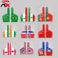 Doigts en mousse pour supporter les équipes sportives, tous les drapeaux des pays, pour les événements sportifs, les jeux, les fêtes, 2026