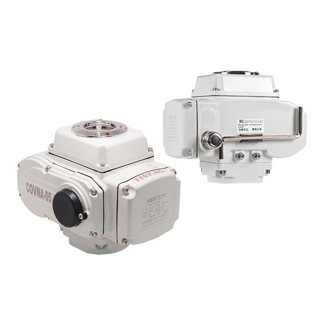 COVNA ON/OFF Type Electric Actuator 24V DC Ball Valve 90 Degree Quarter Turn Electric Valve Actuator Motorized Actuator