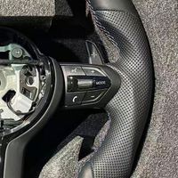 Volant sport en cuir perforé de haute qualité pour BMW Série 3 5 F10 F20 F30 F31 F32 F36 F80 F82 E90 E92 M3 M4 M5
