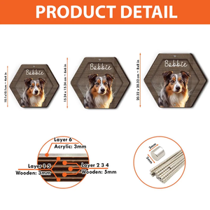 Caja de recuerdo de pelo de gato personalizada ODM OEM, caja conmemorativa de pelo de mascota de madera, retrato de mascota personalizado, regalo para la pérdida de gato, ataúdes para mascotas, urnas - Product Image 5