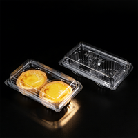 Boîtes à tartelettes en PET transparent de qualité alimentaire, boîtes de conservation alimentaire transparentes pour pâtisserie et desserts