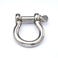 Manille de levage en acier inoxydable BNS, haute résistance, boucle de chaîne M4-M38 SS304 SS316 pour escaliers, balcons et centres commerciaux
