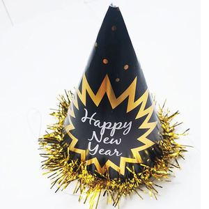 Sombreros de Papel Coloridos de 16 cm, 100 Unidades, Accesorios para Fiestas de Nochevieja - Product Image 3