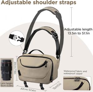 Échantillon gratuit : Sac à dos pour appareil photo, drone, grand sac pour appareil photo reflex numérique/SLR/mirrorless, housse de protection imperméable pour la pluie, coque rigide - Product Image 3