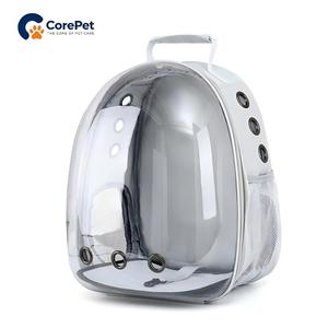 Mochila Transparente para Mascotas, Bolsa de Viaje Tipo Cápsula con Orificios de Ventilación, Gran Capacidad, Cierre de Cremallera, Carga Máxima de 7 kg para Gatos y Perros - Product Image 1