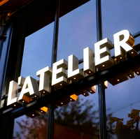 Tablero con logotipo 3D personalizado, letrero de negocios Led para exteriores iluminado con letra de canal luminosa para iluminación de tienda