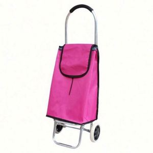 Detachable Light Folding Wheeled 600D Oxford Cloth Shopping Trolley Bag Customized Colors Logos Portable Durable Vegetable - Product Image 4