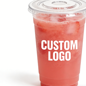 แก้วพลาสติก PP แบบผนังเดียว ขนาดเส้นผ่านศูนย์กลาง 90 มม. สำหรับงานแต่งงาน พิมพ์โลโก้ด้วย UV สำหรับน้ำผลไม้ 12 ออนซ์ ของใช้ในงานปาร์ตี้แบบใช้แล้วทิ้ง - Product Image 6