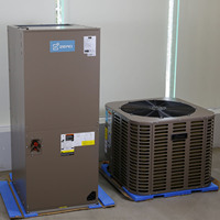Unité de Traitement d'Air (UTA) à Pompe à Chaleur OEM/ODM Américaine 24000 36000 48000 60000 BTU, Unité de Traitement d'Air (UTA) à Soufflage Supérieur pour Climatisation et CVC par Conduits