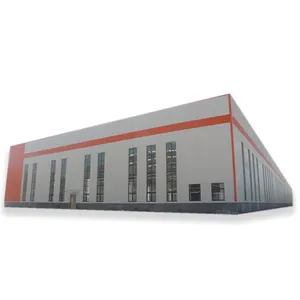 China Pre Engineered Modular Steel Structure Construction Storage Warehouse Building