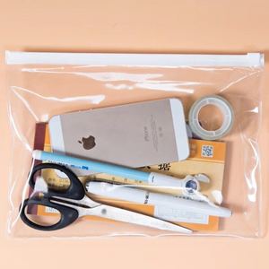 <span class=keywords><strong>A4</strong></span> b4 a5pp frosted văn phòng trong suốt pvc nhựa tài liệu dây kéo rõ ràng không thấm nước dây kéo thư mục tập tin bag với tùy chỉnh thương hiệu - Product Image 6