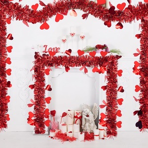 Arco de Boda con Flores, Arco de Flores Rojas, Arco de Boda Artificial, Decoración de Eventos con Flores - Product Image 4