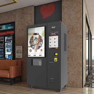 Hot and Ice Automatic Commercial Coffee Vending Machines Expendedora New for Sale Business Coffee Dispenser - Product Image 1