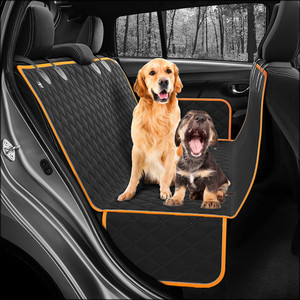 車用ペットアクセサリー 防水滑り止めシートカバー 犬用 旅行用ペットカー ドアとシートプロテクター - Product Image 5