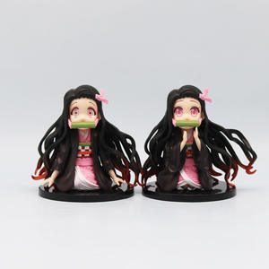 Ensemble de figurines d'anime en PVC, figurine Kamado Nezuko de 9cm, figurine de démon <span class=keywords><strong>Salyer</strong></span>, modèle de jouet, mini figurine Nezuko, 6 pièces - Product Image 6
