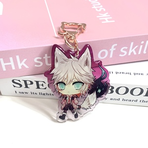 Móc Khóa Nhựa Acrylic Thiết Kế Logo Hình Ảnh Màu Tùy Chỉnh Móc Khóa Làm Epoxy Nhựa Rìa Với Nhiều Họa Tiết HD Khác Nhau - Product Image 3