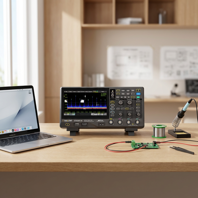 SDS804X High Resolution 12bit Digital Storage Oscilloscope 4-Channel with 2G Sampling Rate 70MHz Bandwidth HD Model