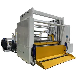 Automatic Tension Control Shaft-less Paper Mother Roll Slitter Rewinder