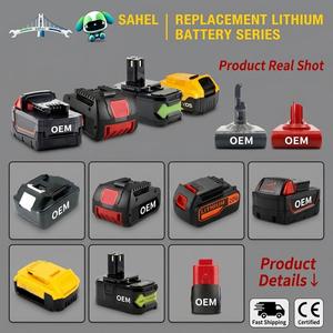 Cargador de Batería N18CN12 Compatible con <span class=keywords><strong>Milwaukee</strong></span> M18 M12 12V 18V, Estación de Carga Rápida de Iones de Litio con Pantalla LCD - Product Image 5
