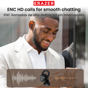 Erazer Tai nghe nhét tai không dây Xt96pro Tai nghe Tai nghe <span class=keywords><strong>bluetooth</strong></span> 5.4 màn hình cảm ứng ENC khử tiếng ồn môi trường - Product Image 5