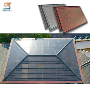 <strong>Solar</strong> Roof Tiles Photovoltaic New Installation <strong>PV</strong> <strong>Module</strong> <strong>Solar</strong> Panels Bipv 10KW Waterproof Building Integrated Photovoltaic Bipv - Product Image 2