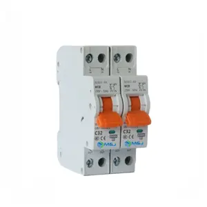 China Factory 1P+N MCB Electrical Min Circuit Breaker 6-40A 4.5kA for Overload Protect