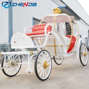 Carruaje de Caballos Personalizado y Elegante de 4 y 6 Plazas para Transporte Especial, Bodas, en Venta en Europa - Product Image 2