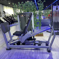 Presse à jambes réglable Cheernin, capacité 80 kg, en acier, avec système de sélection de poids, équipement d'entraînement personnalisable avec logo pour distributeurs