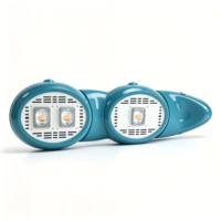 Lampe de rue LED COB à double tête réglable, excellente dissipation thermique, étanche IP66, pour extérieur et autoroute