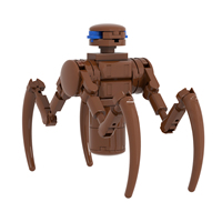 Juego de Bloques de Construcción de Droides Camaleón de Guerra Espacial, Kits de Bricolaje, Ladrillos MOC, Juguetes para Niños, Mould King MOC2383