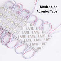 Module LED Injecté Étanche IP65 Haute Luminosité SMD2835 12V 3 LEDs 1.5W, Lumière Blanche pour Enseignes et Lettres Canaux