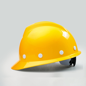 하이 엔드 유리 섬유 페인트 V 모양의 안전 헬멧 머리 보호 건설 현장 작업 lmpact 저항 옻칠 하드 모자 - Product Image 2