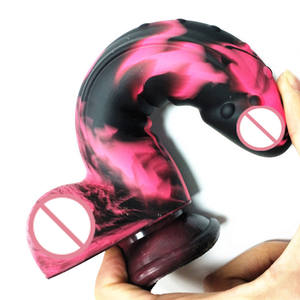 El Comercio exterior transfronterizo de Amazon se especializa en silicona líquida Uso femenino Consolador artificial colorido Masturbación extra grande - Product Image 5