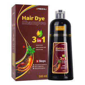 En stock Meidu 500ml champú colorante para el cabello castaño dorado - Product Image 1