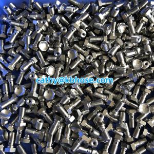 Parti Racing in acciaio inox M10 * 1.0 M10 * 1.25 M10 * 1.5 3/8-24unf bulloni a singolo Banjo vite <span class=keywords><strong>raccordi</strong></span> per <span class=keywords><strong>freno</strong></span> da 25mm - Product Image 5