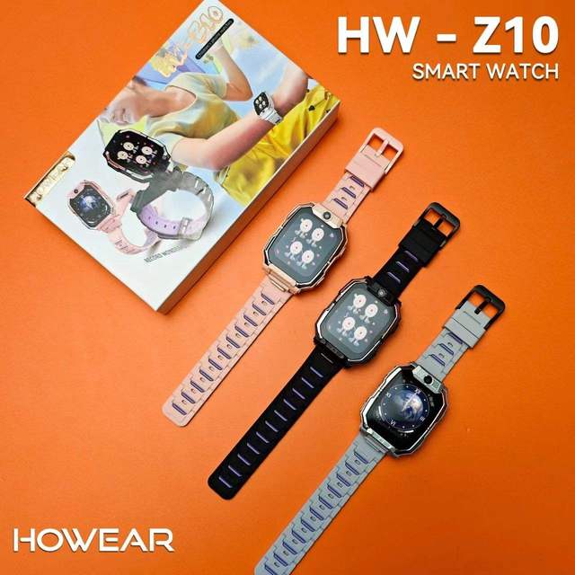 Kairui HW-Z10 Unisex Android 4G Smartwatch SIM Card 3-7MP Camera Two-Way Video Call IP67 Waterproof App-Controlled Unlocking