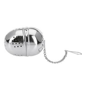 ที่กรองชาแบบลูกบอลสแตนเลสพร้อมสายคล้องสำหรับชงชาใบชา - Product Image 1