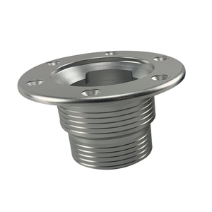 Servicios personalizados de fábrica Fuel Cell Billet Aluminio Reemplazo Flush Bung 12 Bolt Surge Tank Cap Silver - Product Image 1