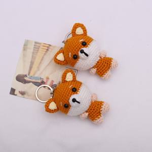 Amigurumi, Animales de Peluche Cosidos, Perrito <span class=keywords><strong>Akita</strong></span>, Perro Shiba <span class=keywords><strong>Inu</strong></span>, Llaveros, Tejido, Juguete de Peluche Tejido, Llavero de Shiba <span class=keywords><strong>Inu</strong></span> Corgi - Product Image 5
