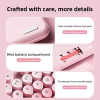 Ensemble clavier et souris sans fil, clavier et souris sans fil silencieux pleine taille, 2.4G pour ordinateur de bureau Windows, ordinateur portable