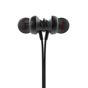 MOXOM Magnetic In-Ear Wired Earphone With High忠実度Sound Powerful Bass HeadphoneためSmartphone MP4 MP3