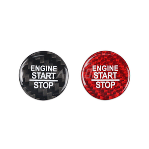 Autocollant de protection pour bouton de démarrage et d'arrêt du moteur de voiture en fibre de carbone, 1 pièce, pour accessoires Dodge Challenger SRT 2015-2020 - Product Image 4