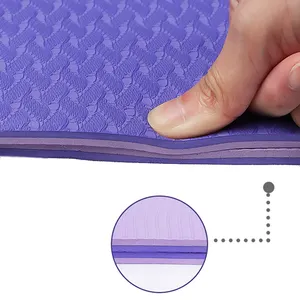 高品质工厂批发定制图像印刷TPE超细纤维瑜伽垫