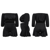 Printemps populaire nouveautés ample élégant imprimé décontracté T-shirt et short deux pièces grande taille 2 pièces ensemble femmes 2025