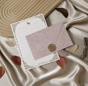 Sobres de Papel con Logotipo Personalizado en Relieve de Lujo con Tarjetas de Agradecimiento, Sobres para Invitaciones de <span class=keywords><strong>Boda</strong></span> y Regalos - Product Image 5