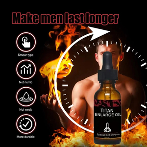 Huile de massage épaississante pour hommes, favorisant la croissance et l'agrandissement du pénis, liquide retardant l'orgasme, produit d'amélioration de l'érection masculine - Product Image 4