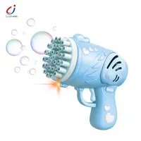 Heiße automatische Bubble Maker Kinder 33 Loch kleine Bubble Gun Seife Wasser Gattling Bubble Machine Gun